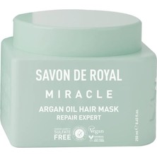 Savon De Royal Miracle Saç Bakım Maskesi 250 ml | Boyalı ve Yıpranmış Saçlar | Onarım Uzmanı | Argan Yağı
