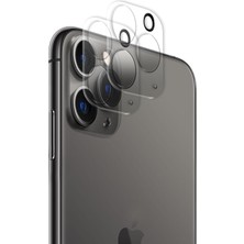 11 Pro ve 11 Pro Max Uyumlu Kamera Lens Koruyucu Tam Şeffaf Temperli Cam Yüksek Çözünürlüklü Hd Çizilmez ve Parmak Izi Bırakmaz