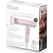 Zilan ZLN9181 Athena Pro Iyonizerli Saç Kurutma Fön Makinesi – 1800W Güç, 3 Isı ve 3 Hız Ayarı, Bldc Motor 110.000 Devir/dakika, Iyon Saç Kurutma, Özel ve Kuaför Için, Iq Teknolojisi