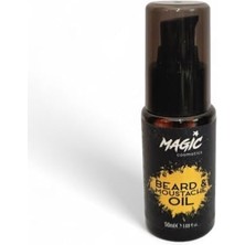 Magic Cosmetics Sakal ve Bıyık Bakım Yağı 50 ml – Besleyici & Parlaklık Veren Formül – Güçlendirici ve Nemlendirici Serum – Yumuşatır ve Sağlıklı Görünüm Sağlar – Beard Oil Tüm Sakal Tipleri