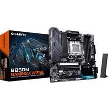 Gıgabyte B850M Gamıng x WIFI6E LGA1851 Ddr5 7600MHZ(OC) Pcıe 5.0 Çift M.2 Nvme Wifi 6e 2.5gbe Lan Matx Gaming Anakart