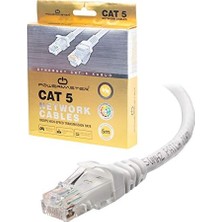 Powermaster 5 Metre Ethernet Kablosu Cat5 Orjinal Başlikli