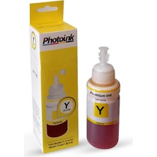 Photoink Plus L Serisi Mürekkepleri, Epson T6644 Uyumlu 70 ml Sari Mürekkep - Kutulu Özel Ambalajinda Photoink Plus Mürekkep - L800/L805/L810/L850/L1300/L1800/ L382/L386/L455/1455/L3050/L3060/L3070