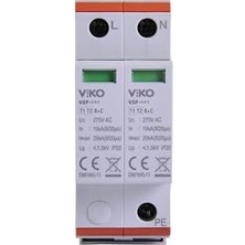 Vsp-2/50/b+C Modüler Parafadur 50KA 2kutup B+C Tip