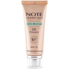 Note Anti-Blemish Bb Cream 02 Light Cream Spf 15 Akneye Yatkın Ciltler Bb Krem
