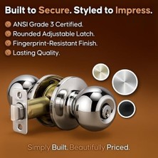 BKDB141PS Kapı Topuzu, Cilalı Paslanmaz