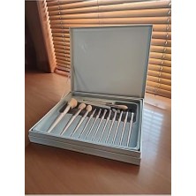 Gaman Morandi Series Büyük Boy Özel Kaliteli Kutulu 12 Parça Makyaj Fırçası Seti