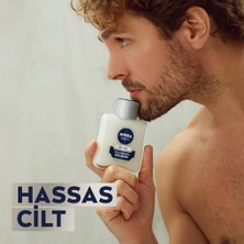 Nıvea Men Erkek Hassastıraş Sonrası Balsam Hassas 100 Ml,e Vitamini,provitamin B5,alkolsüz Formül,hassas Ciltler Için Rahatlatıcı Tıraş Sonrası Bakım