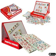 Manyetik 97 Parça Tabletli Alfabe Seti ve Manyetik Tabletli 98 Parça Matematik Seti