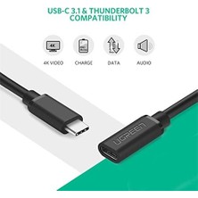 MT01925 Thunderbolt 3 Type-C Erkek To Type-C Dişi Uzatma Kablosu 50 cm