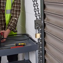 Y110B/40/152/1 - 40MM Pirinç Asma Kilit (Uzun Halka) - Yüksek Koruma - Sertleştirilmiş Çelik Halka - Çift Kilitleme - 3 Anahtar