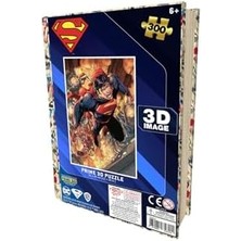 3D - Superman - 300 Parça Puzzle - Metal Kutu