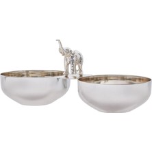 Ganesha Ikili Gümüş Çerezlik