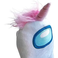 Yume Among Us Şapkalı Beyaz Pelüş Figür 30 cm Toys