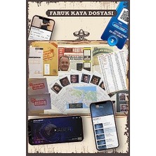 Çözülmemiş Davalar Dedektiflik Suç Çözümleme Oyunu Faruk Kaya Dosyası - Gizem Bulmaca Cinayet Çözme Kutu Oyunları - Katil Bulma Dedektif Oyunu - Suçlu Kim, Cinayeti Çözebilir Misin? (Dava-2)