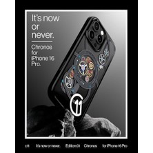 16 Pro ile Uyumlu Ince Magsafe Kılıf Ultra Hybrid T Kamera Butonu Sararma Karşıtı Duraclear Hava Kanalı Teknolojisi Askeri Sınıf Koruma C11 Chronos Tasarım Kapak - ACS09193