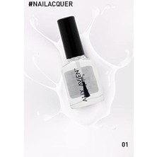 Şeffaf Oje Cila 01 - Yüksek Pigmentli Uzun Süreli Kalıcılık Hızlı Kuruma - Nail Lacquer 01