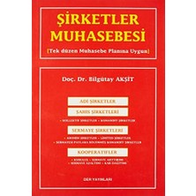 Şirketler Muhasebesi Tekdüzen Hesap Planına Uygun