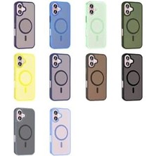 16 Uyumlu Destekli Mat Arka Yüzeyli Kılıf – Şarj Özellikli, Darbe Emici, Yumuşak Kenar Tasarım - Siyah