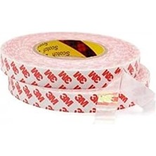 Hdg 3m 9088 Şeffaf Ince Çift Taraflı Bant, 15 mm Genişlik 5 Metre