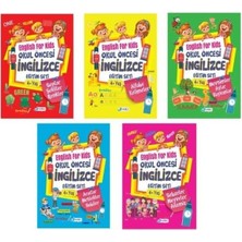4-6 Yaş Okul Öncesi Ingilizce Eğitim Seti - 5 Kitap