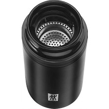 Çay Demlikli Paslanmaz Çelik, Siyah, 420 ml