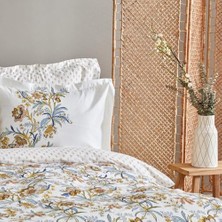 Indra %100 Pamuk Çift Kişilik Nevresim Takımı Sarı Pp