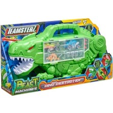 Teamsterz Transporter Çantalı Beast Machines Dinozor Avcısı 2 Araba