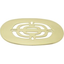 Pirinç Geçmeli Duş Süzgeci Izgarası, Cilalı Pirinç, D316-03