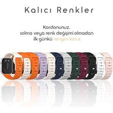 Fit 3 Ile Uyumlu Rugged Silikon Kordon Premium Kalitede Rahat ve Yumuşak Bileği Rahatsız Etmeyen Deformasyona Dayanıklı Bilek Ölçüsüne Göre Ayarlanabilen Spor Kayış