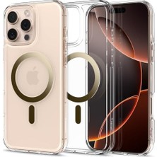 16 Pro ile Uyumlu Ince Magsafe Kılıf Ultra Hybrid Sararma Karşıtı Duraclear Hava Kanalı Teknolojisi Askeri Sınıf Koruma Magfit Şeffaf Kapak - ACS08132