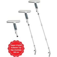 Sprey Cam Temizlik Mopu Kirli Su Hazneli 1 Yedek Bez Hediyeli