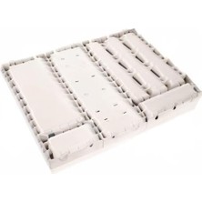 Flexispace 899432 Çekmece Düzenleyici, Plastik, Beyaz, 37 x 15 x 4,5 cm