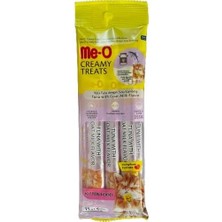 Me-O Creamy Treats Kitten Ton Balığı ve Kedi Sütlü Yavru Kedi Ödülü 15GR 4lü