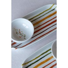 Porselen 14 Parça 6 Kişilik Kahvaltı Takımı Fiore