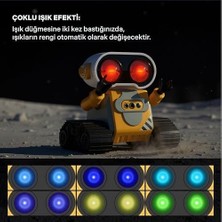 Akıllı Kumandalı Oyuncak, Wall-E Benzeri El Sensörlü, USB Şarjlı, Işıklı ve Müzikli, Eğitici Stem Oyuncak