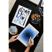 A4 Spiralli Karton Kapak 2’li Set Çizgili Okul Defteri 80 Yaprak, Ders Programlı