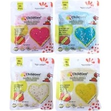 Doğal Oyun Hamuru - 4lü Glitter Set 4X125 gr Vakumlu Kartuş Paket - (Ecopack-Refill)