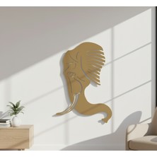 Arussio Fil Başı Çerçevesiz Dekoratif Ahşap Tablo