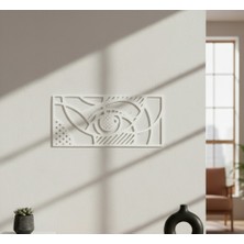 Arussio Geometrik Göz Çerçevesiz Dekoratif Ahşap Tablo