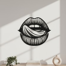 Arussio Dudak Çerçevesiz Dekoratif Ahşap Tablo