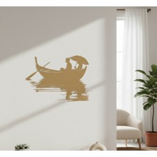 Arussio Sandal Çerçevesiz Dekoratif Ahşap Tablo