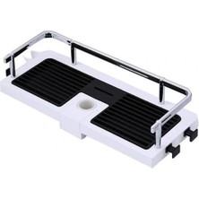 Soi Home Banyo Direğine Asılabilir Köşelik Şampuanlık Sabunluk Çift Askılı Düzenleyici Raf Paslanmaz