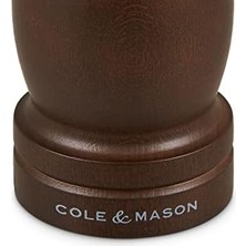 & Mason HB0644P Orman Irgat Karabiber Değirmeni, Koyu Ahşap, 165 Mm, Hassasiyet+, 1 x Karabiber Değirmeni