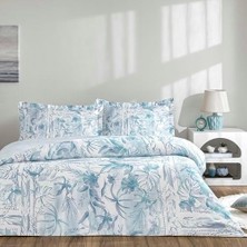 Velora Standart Pamuk Nevresim Takımı, Mavi, Çift Kişilik