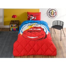 Mcqueen Standart Pamuk Nevresim Takımı, Kırmızı, Tek Kişilik