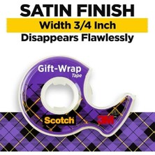Hediye Bandı, 3/4" x 650", 6 Dispenser/paket