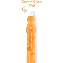 Mekanık Kursun Kalem 07MM Fos Turuncu Portakal