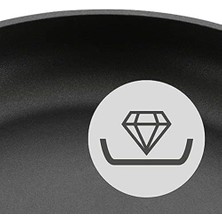 Servis Tavası Ø 24 cm Permadur Alev Excellent Plastik Sap ile Alüminyum Permadur Indüksiyonlu Ocaklarda Kullanılabilir Elde Yıkama