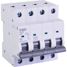 10VTB-4C63 Otomatik Sigorta 10KA C Tipi 4 Kutup 63A